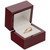 Veneer Premium  Rosewood Ring Box w/ Faux Leather Interior, 2 1/4” x 2” x 1 3/4”  (WR3-RW)
