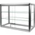 Aluminum Tempered Glass Countertop Showcase 24" x 12" x 18"H (F-1301-S)