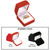 Soft Flocked Velour Ring Box, 1 3/4” x 1 7/8” x 1 1/2”, Available in Red or Black ~ Sold 12 Pieces Per Pack, $1.40 per piece