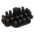 23-Ring Clip Black Faux Leather Display 12" x 7.25" x 3.5"H (SET105-BK)