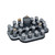 23-Ring Clip Steel Grey Faux Leather Display 12" x 7.25" x 3.5"H (SET105-87R)
