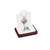 Combo Earring Pendant Ring Display Faux Leather w/ Wood Trim (F42-3-RW) Combo Earring Pendant Ring Display Faux Leather w/ Wood Trim (F42-3-RW)