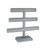 3 Level T-Bar, Linen, 14" x 3 1/2" x 13"H, (Choose from various Color)