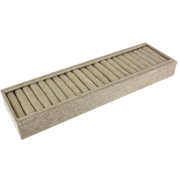 Bangle Tray 21 Slot, 14 3/4" x 4 1/4" x 1 1/2" , (Choose from various Color)