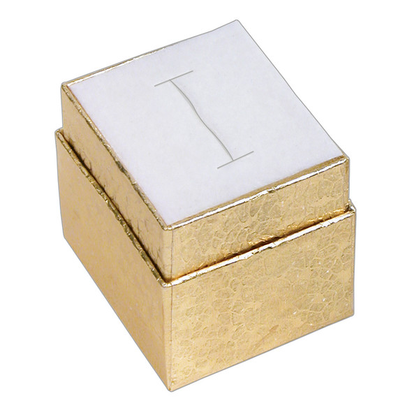 Foil mini ring box, 1 5/8" x 1 3/8" x 1 3/4" ,Price for 100 pieces, (Choose from various color)