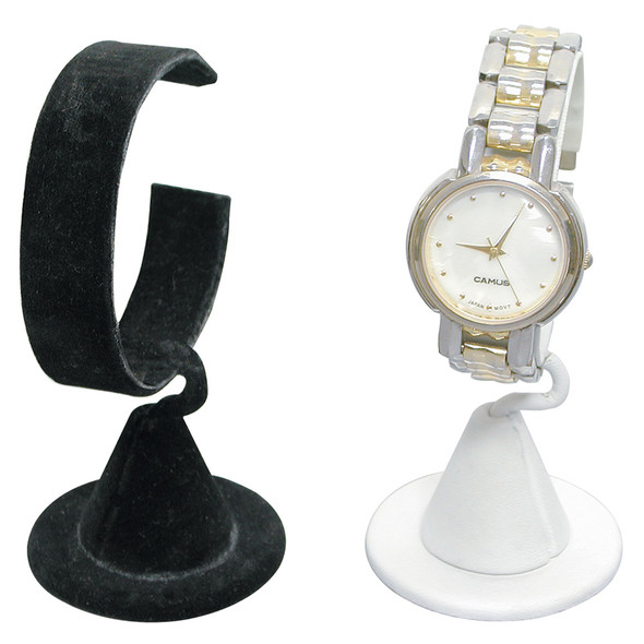 Watch Display, 4 1/4"H X 2" Dia.,Metal Base Cover Material,Choose from various color