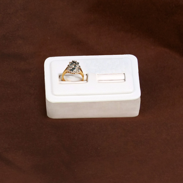 Ring Display with 2 Slots, 3 3/8” x 2 1/8” x 1 3/4”