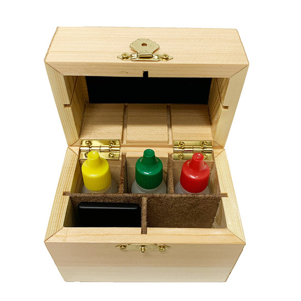 Wood Box with Compartments for Gold Testing Acid and Stone (T44-9210) - Eds  Box & Supply Co.