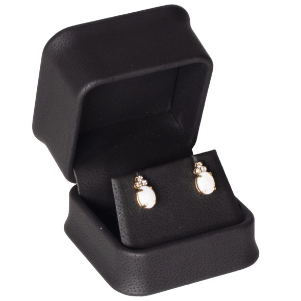 24 x Blue Linen Rectangular Card Box Jewellery Ring Earring Cufflink Gift Boxes 