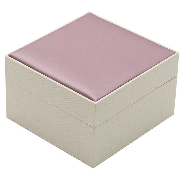 Watch Pillow Box Paradiso Exterior and Lilac Pink Satin Interior 4.5" x 4.25" x 2.75"H