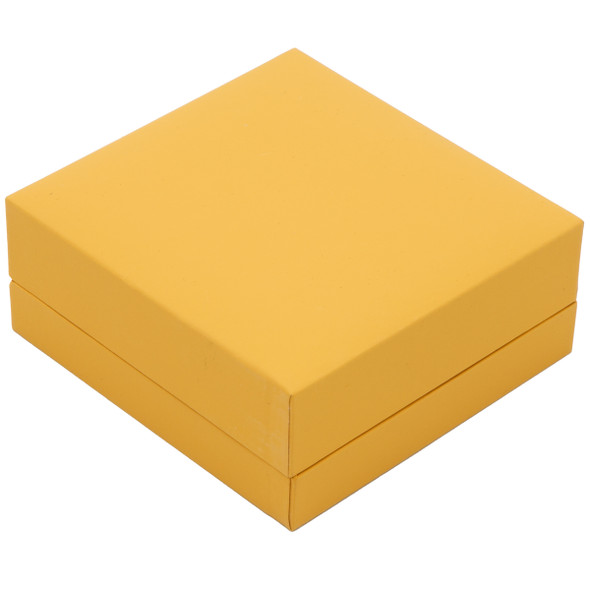 Bangle Bracelet Box Features a Suede Interior with Matching Butterscotch Colored Matte Exterior - 12pcs per pack