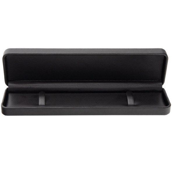 Black Luxury Bracelet and Watch Box – Premium Leatherette Jewelry Gift Box for Bracelets and Watches - (RCB5-BK)