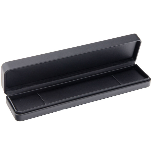 Black Luxury Bracelet and Watch Box – Premium Leatherette Jewelry Gift Box for Bracelets and Watches - (RCB5-BK)