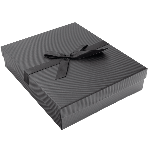 Necklace Jewelry Box with Ribbon Gift Packer - Luxury Packaging for a Necklace (JFN12-Color)