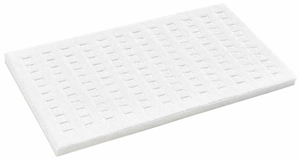 144-Ring Cushioned White Velvet Foam Insert Display
