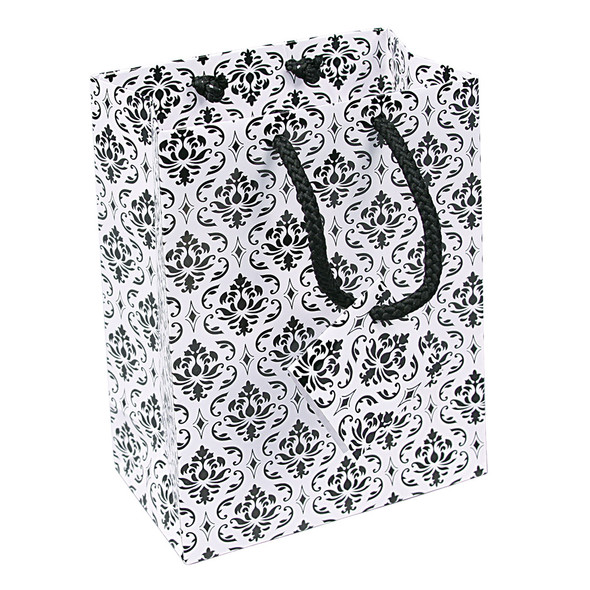 Tote Gift Bag , Damask Glossy,(Choose from various sizes),Price for 20 pieces