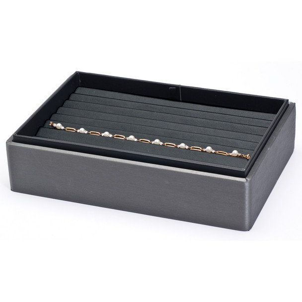 2” H Stackable Bracelet Tray,  9” x 6” x 2 1/8” H F63-78R