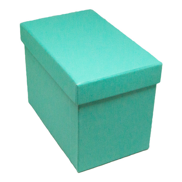 Teal Blue Bracelet Watch Box 2" x 3.75" x 2.75"H (AW8-TB)