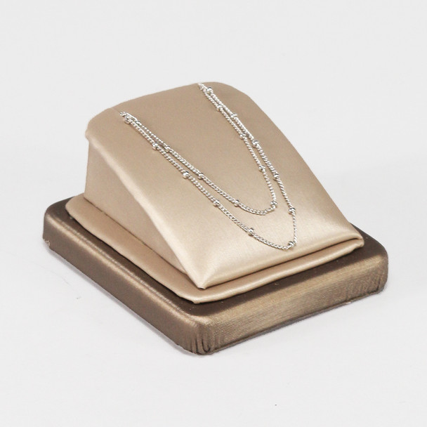 Pendant Display with Champagne Leatherette Finish (F35-8-R63)