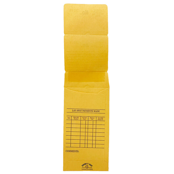 Repair & Layaway Envelopes Yellow Color (EN10-YL) Price per 1000