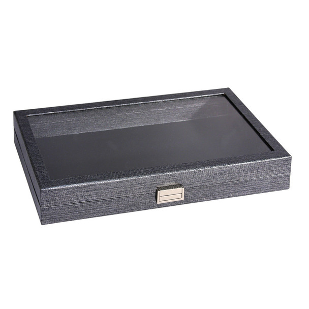 Clear View Top Case with Silver Buckle - 14 1/2"x 8 1/8"x 2 1/4"H (CS-8385-M26)