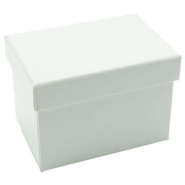 Glossy Kona Double Ring Box w/ Tan Faux Suede, 3” x 2” x 2 1/4”H (RWR5-64)