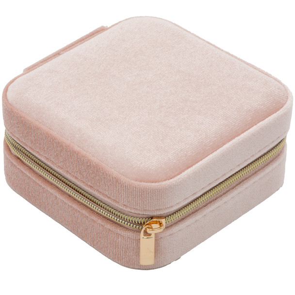 Travel Size Compact Velvet Jewelry Organizer Case (K-EB-Velvet)