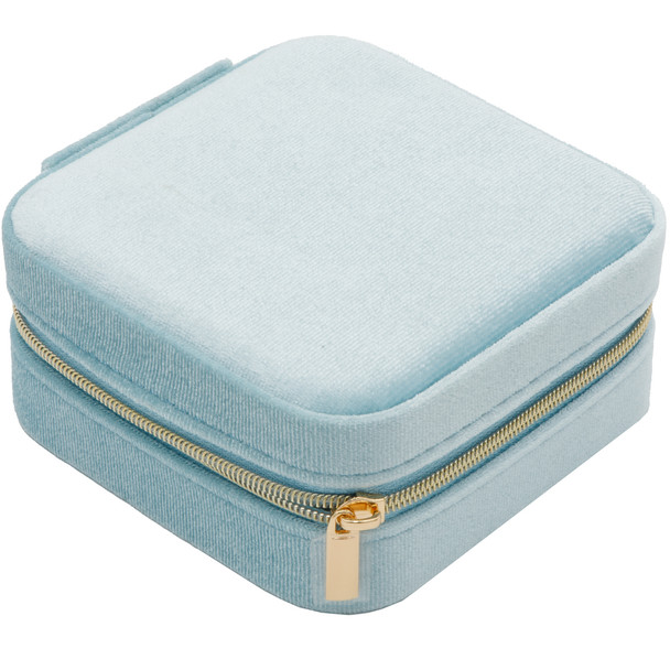Travel Size Compact Velvet Jewelry Organizer Case (K-EB-Velvet)