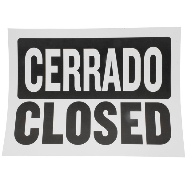 Bilingual Open / Closed Sign