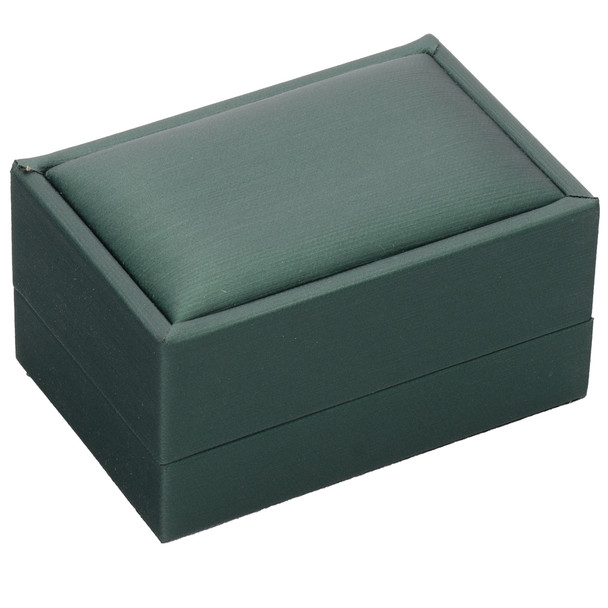 Oxford Green Luna Double Ring Box (ED316DR-DG)