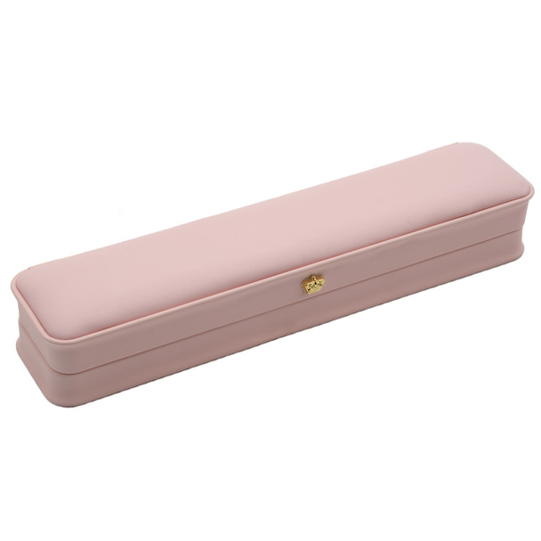 Soft Pink Faux Leather Bracelet Box (JAS15B-PK) *Price for 12pcs