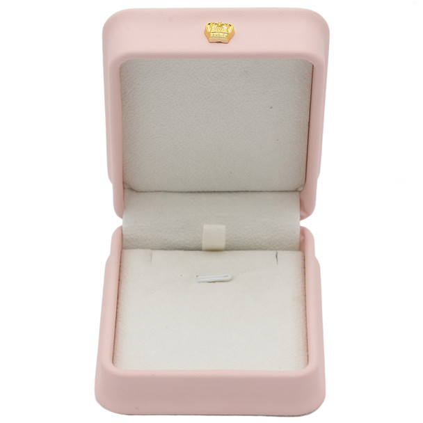 Soft Pink Faux Leather Pendant Box (JAS15P-PK) *Price for 12pcs