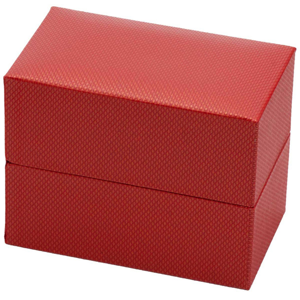 Premium Ribbon Hoop Earring Box, 3.62" x 2" x 2.75"