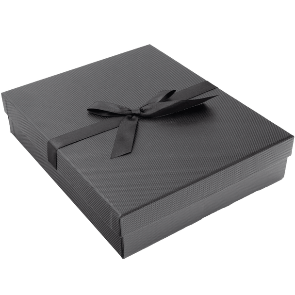 Necklace Jewelry Box with Ribbon Gift Packer - Luxury Packaging for a Necklace (JFN12-Color)