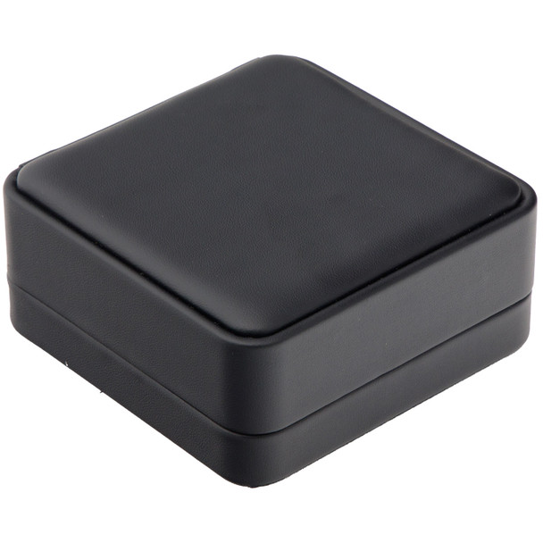 Black Luxury Bracelet and Watch Box – Premium Leatherette Jewelry Gift Box for Bracelets and Watches - (RCB5-WH)