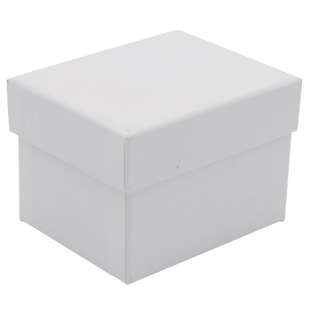 Luna Lux Pearl White LED Double Ring Wedding Set Box