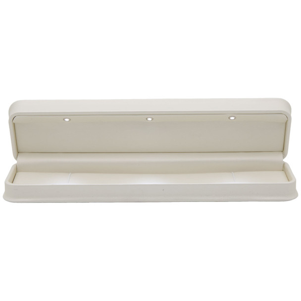 Luna Lux Pearl White LED Bracelet & Watch Jewelry Box