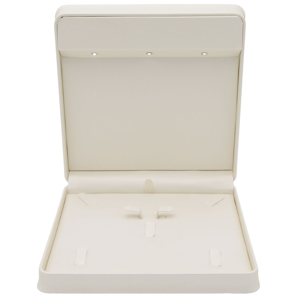 Luna Lux Pearl White LED Necklace & Jewelry Set Combination Box