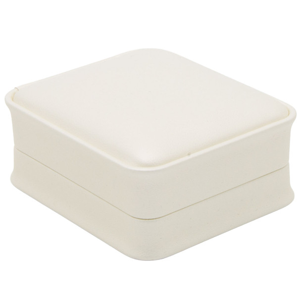 Luna Lux Pearl White LED Earring & Small Necklace Box with Reversible Insert