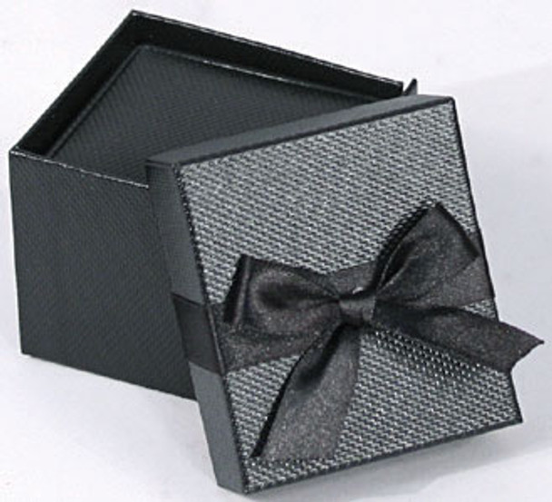 Premium Ribbon Ring Box, Choose from various Colors. 2.13" x 2.5" x 2"H (JFR3-Color)