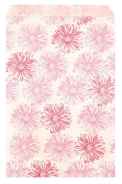 Paper gift bag ,flowers,(Choose from various sizes),Price for 100 Pieces.
