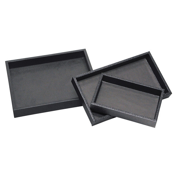 standard size utility wood tray - Black,14 3/4" x 81/4" ,(Choose from various sizes) 1-1-BK
