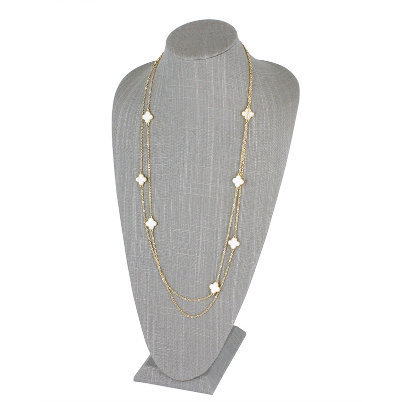 Linen Tall Necklace Display Bust 9 1/2” x 6 3/8" x 18”H,Choose from
