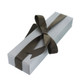 Steel Grey Bracelet/Watch Box with Ribbon , 8 5/8" x 2 3/8" x 1 3/8" *Price for 12pcs