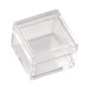 Acrylic Square Gem Box, 1" x 1" x 3/4"H,Choose from various inner color , Price for 100 pieces