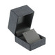 Premium Ribbon  Earring Box-grey 2 1/8" x 2 1/2" x  2"H