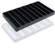 18-Compartment Heavy Duty Lightweight Plastic Stackable Trays (PC18)