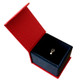 Ring Box with Magnetic Flap Red Pebbled Finish 2.15" x 2.37" x 1.75"H (PJ3R-R41)