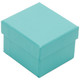 Teal Blue Earring Box 1.75" x 1.5" x 2"H (AE3-TB)
