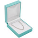 Teal Blue Pendant Box 2.62" x 1.12" x 3.12"H (AP9-TB)